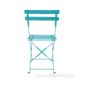 Outdoor Metal Folding Slat Chair(5 Seat& 2 Back)